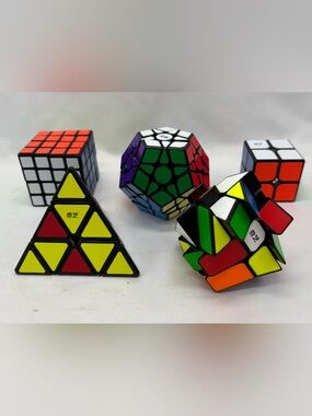 QiYi 12 Sided  Megaminx Windmill Pyraminx 2x2 4x4 Cubes Puzzles Brain Teasers